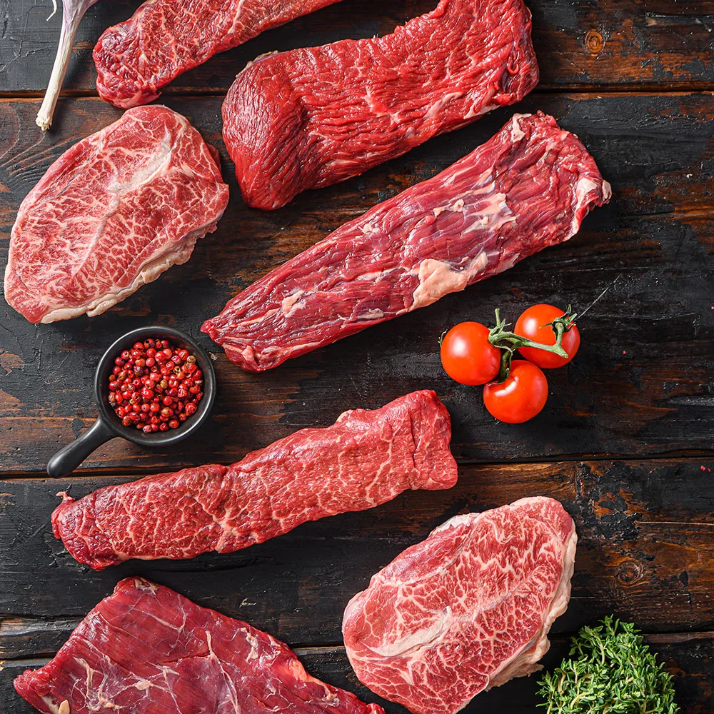 Cuts in a Half Cow